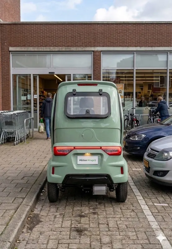 Motion Mirage: Bij de supermarkt
