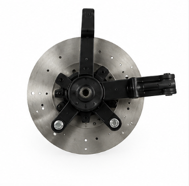 Fusee met remschijf links