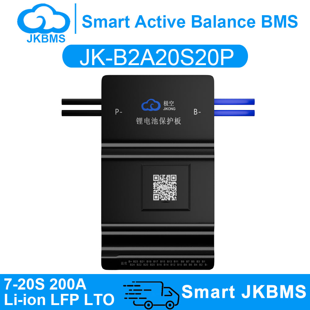 JK-B2A20S20P · 200A Smart BMS (8S-20S)