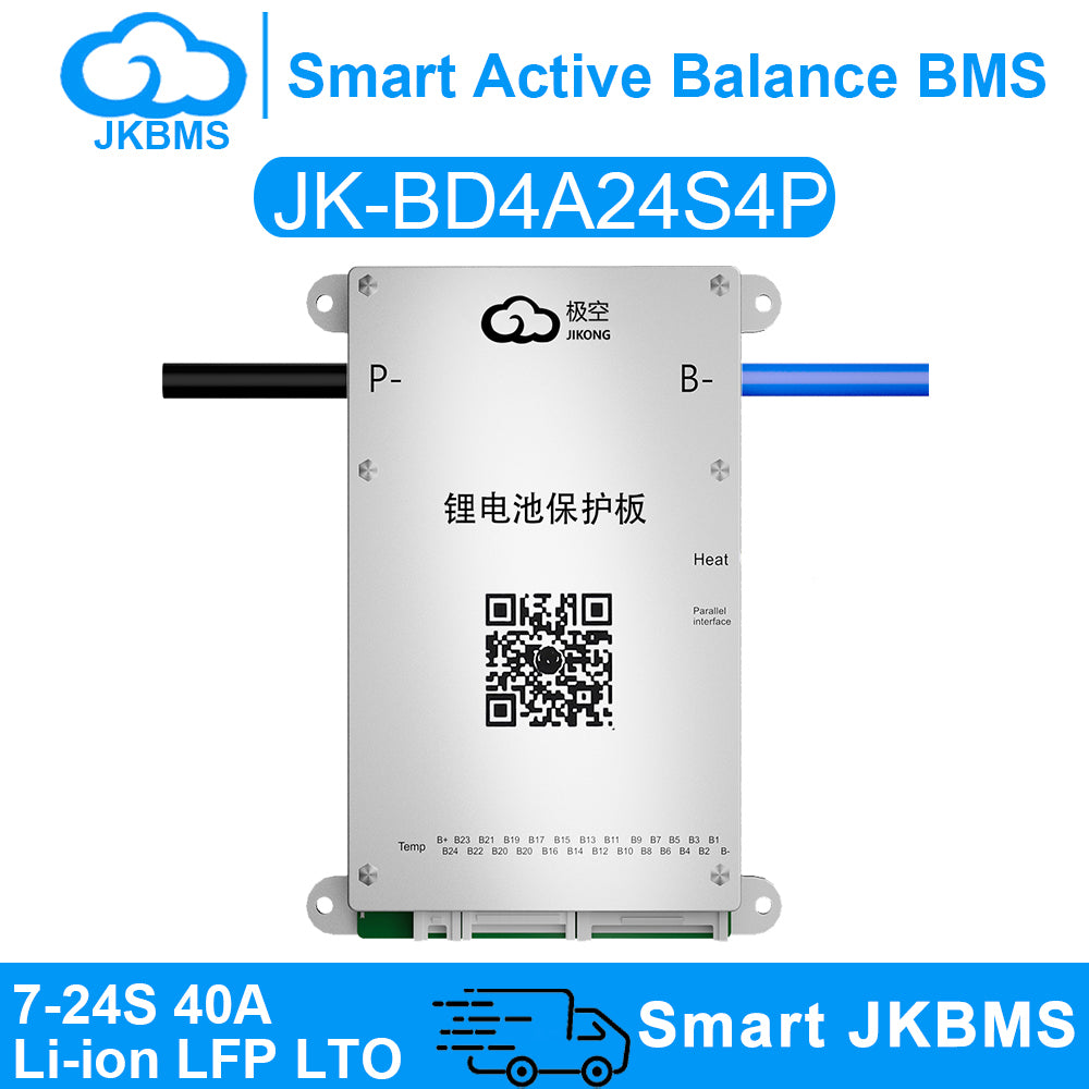 JK-BD4A24S4P · 40A Smart BMS (8S-24S)